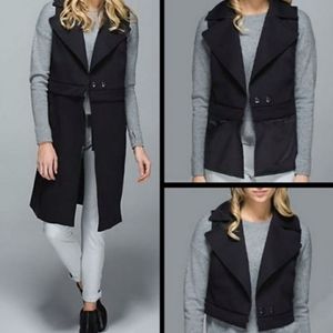 Lululemon Black 3 in 1 Quick Change Vest Size 10